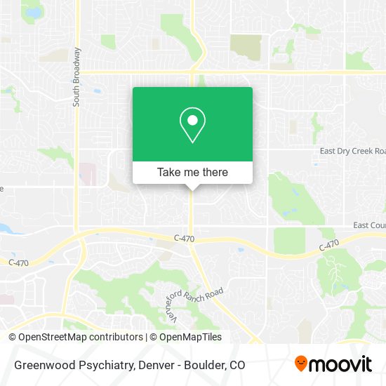 Greenwood Psychiatry map