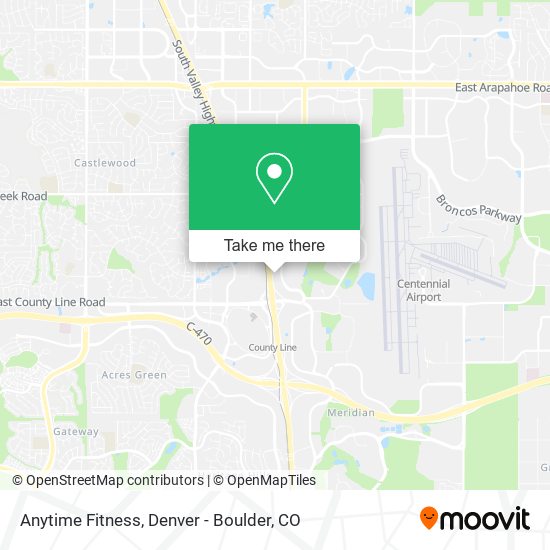 Anytime Fitness map