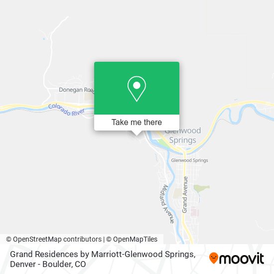 Grand Residences by Marriott-Glenwood Springs map