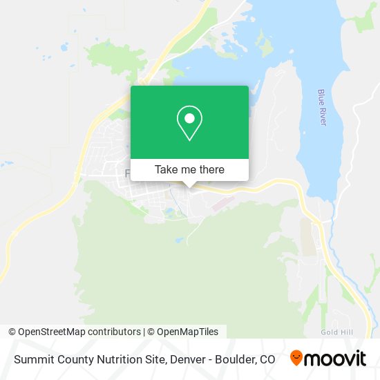 Summit County Nutrition Site map