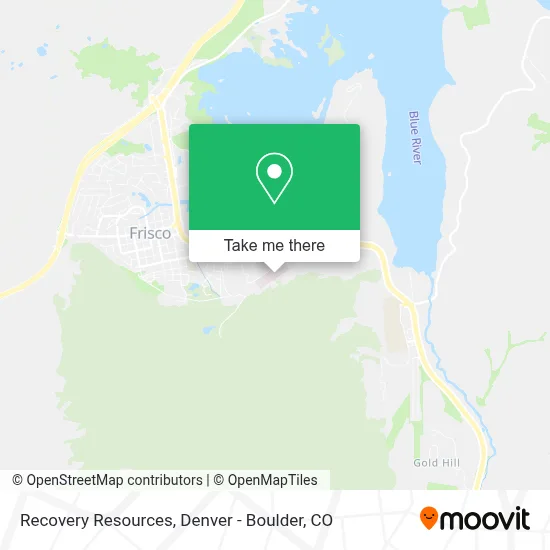 Recovery Resources map