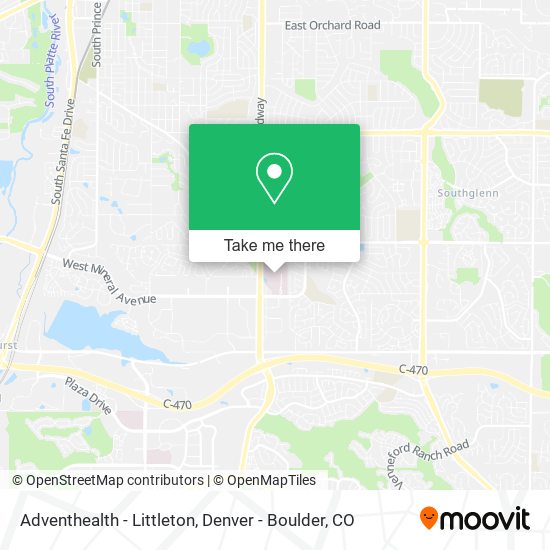 Mapa de Adventhealth - Littleton