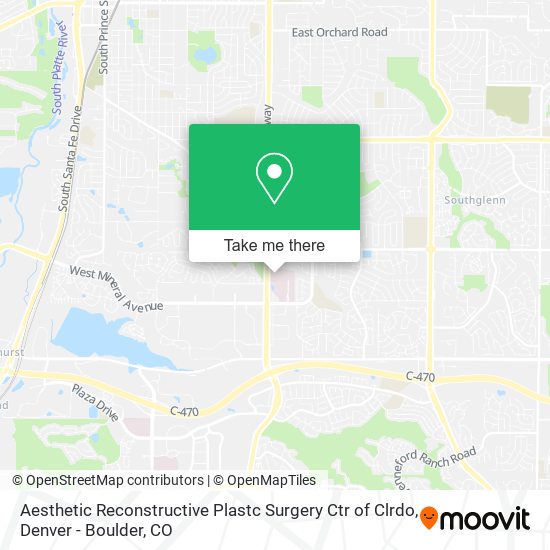 Aesthetic Reconstructive Plastc Surgery Ctr of Clrdo map