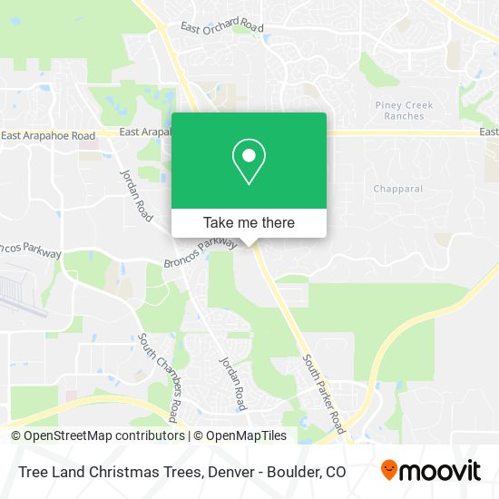 Mapa de Tree Land Christmas Trees