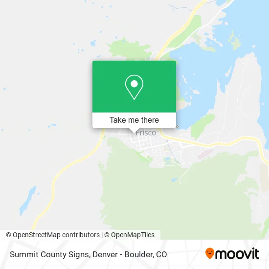 Summit County Signs map