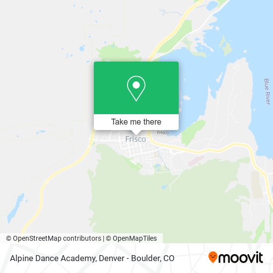 Mapa de Alpine Dance Academy