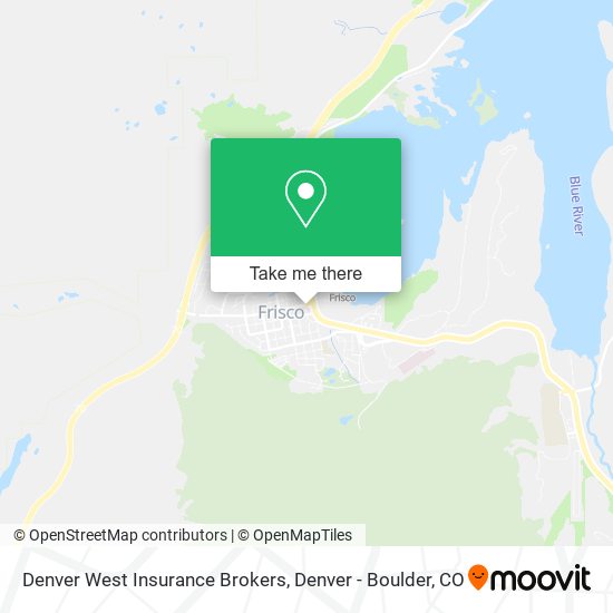 Denver West Insurance Brokers map