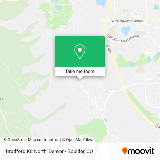 Mapa de Bradford K8 North