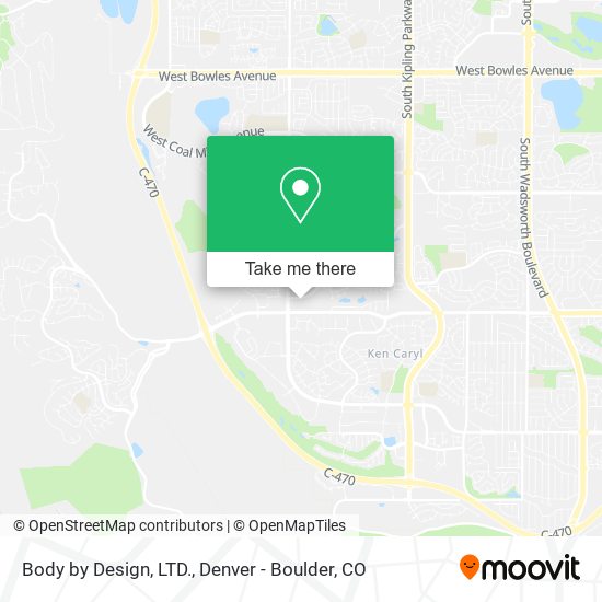 Body by Design, LTD. map