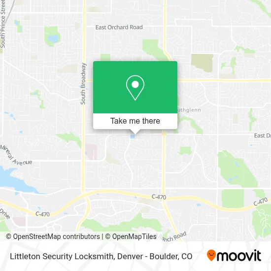 Littleton Security Locksmith map