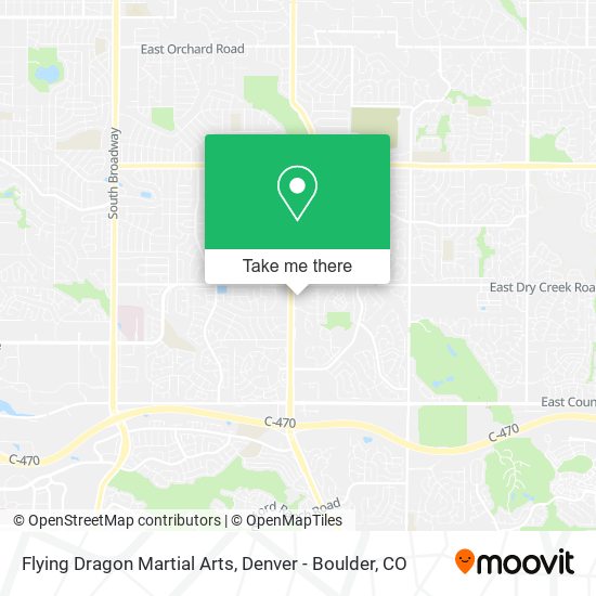 Flying Dragon Martial Arts map