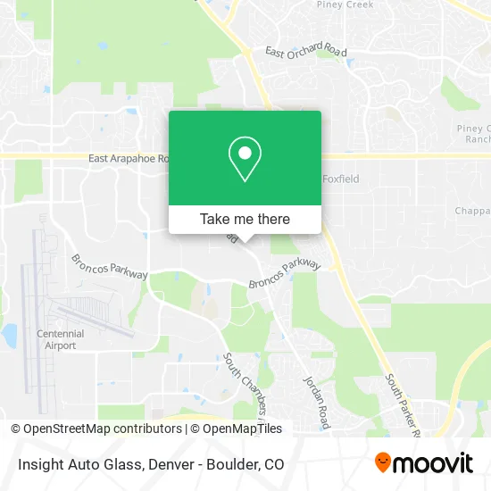 Insight Auto Glass map