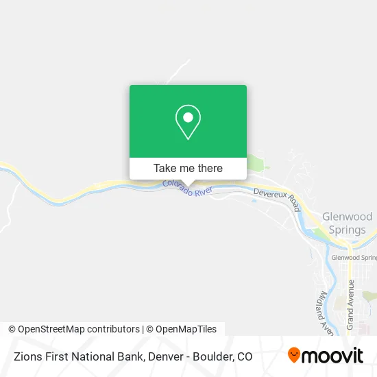 Zions First National Bank map
