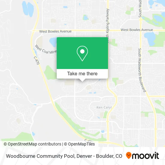 Woodbourne Community Pool map