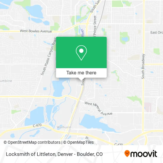 Locksmith of Littleton map