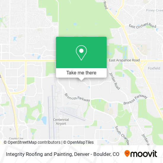 Integrity Roofing and Painting map