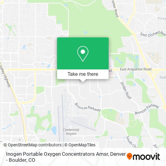 Mapa de Inogen Portable Oxygen Concentrators Amsr