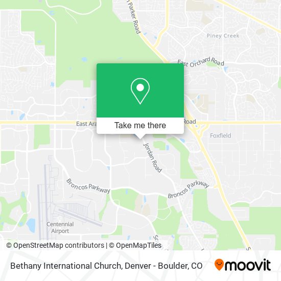Bethany International Church map