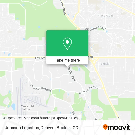 Johnson Logistics map