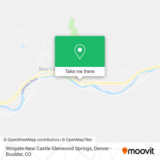 Mapa de Wingate-New Castle Glenwood Springs