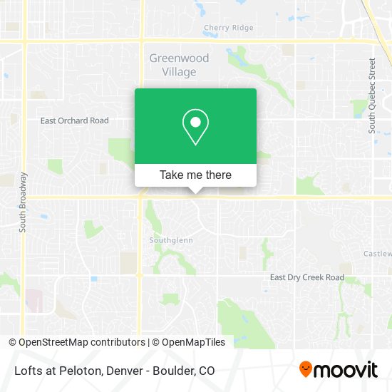 Mapa de Lofts at Peloton