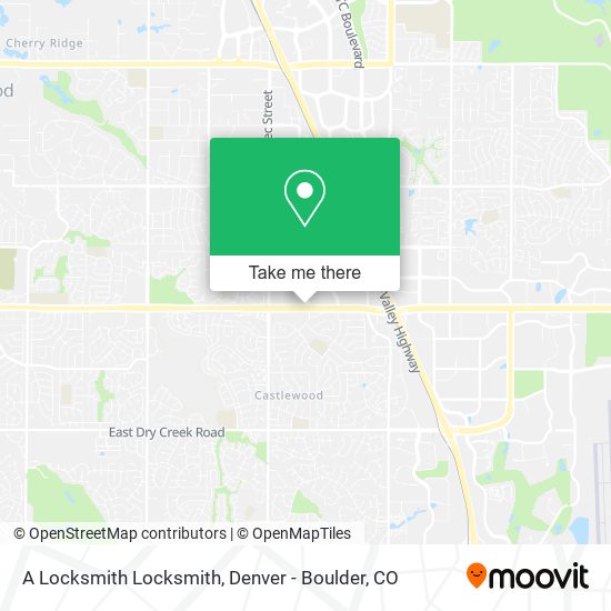 Mapa de A Locksmith Locksmith