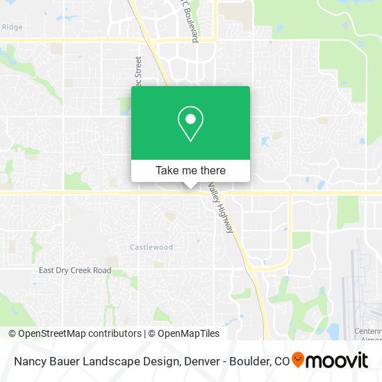Nancy Bauer Landscape Design map
