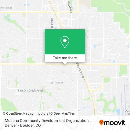 Musana Community Development Organization map