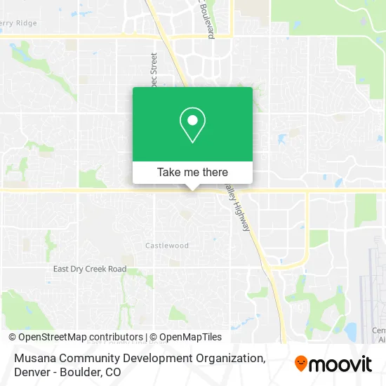 Musana Community Development Organization map