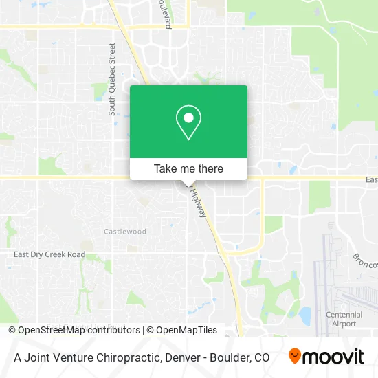 A Joint Venture Chiropractic map