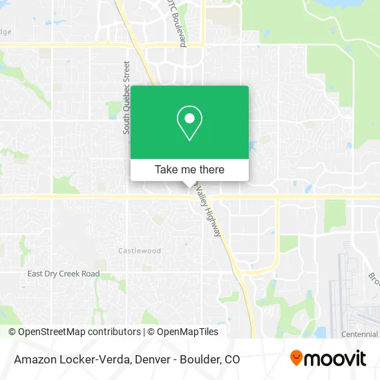 Amazon Locker-Verda map