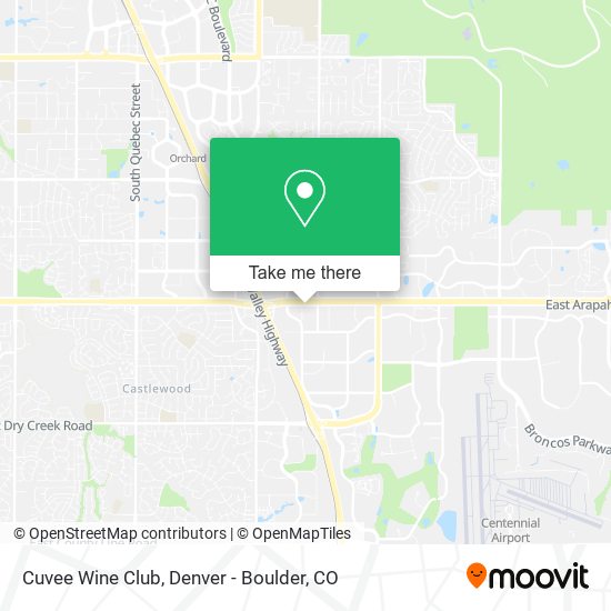 Cuvee Wine Club map