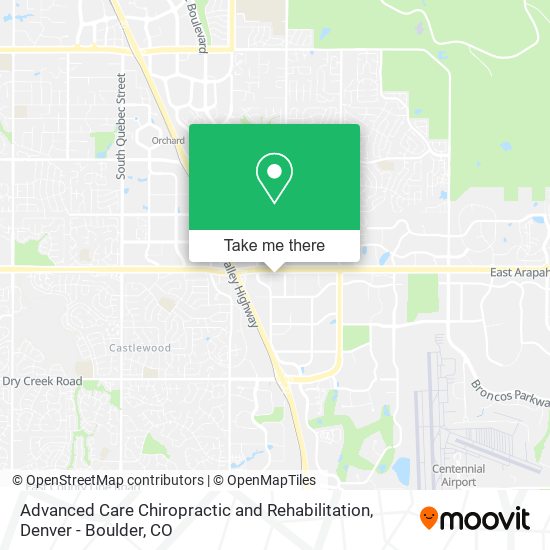 Mapa de Advanced Care Chiropractic and Rehabilitation