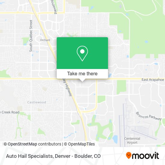 Auto Hail Specialists map