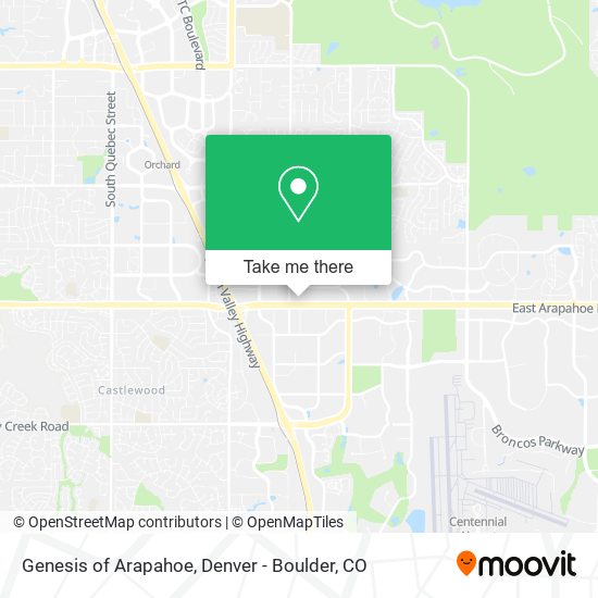 Mapa de Genesis of Arapahoe