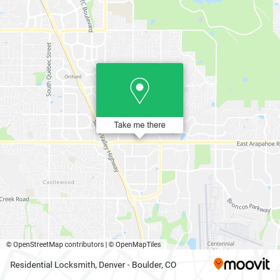 Residential Locksmith map
