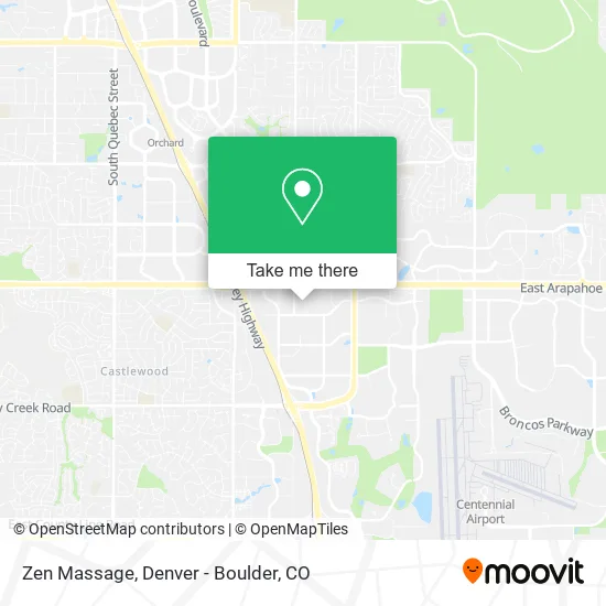 Zen Massage map