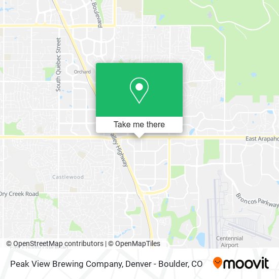 Peak View Brewing Company map