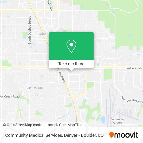 Community Medical Services map