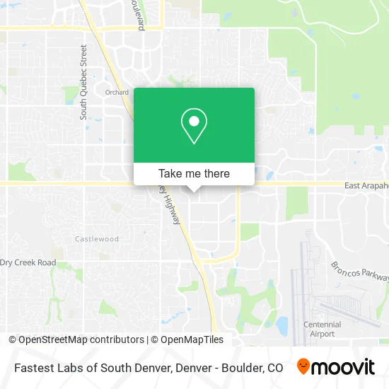 Fastest Labs of South Denver map