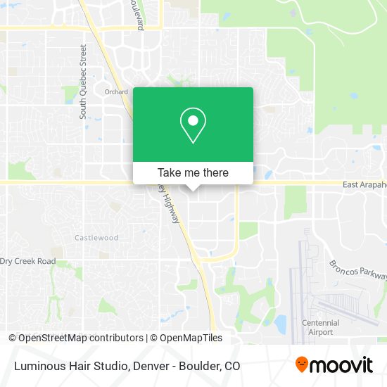 Luminous Hair Studio map