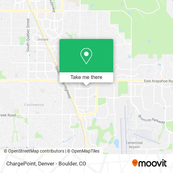 Mapa de ChargePoint