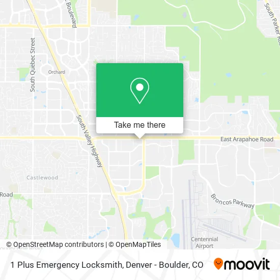 1 Plus Emergency Locksmith map