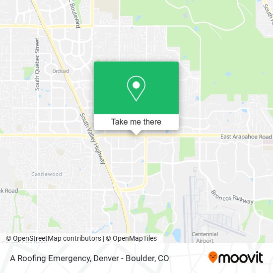 Mapa de A Roofing Emergency