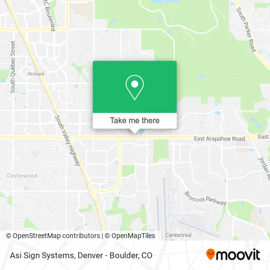 Asi Sign Systems map