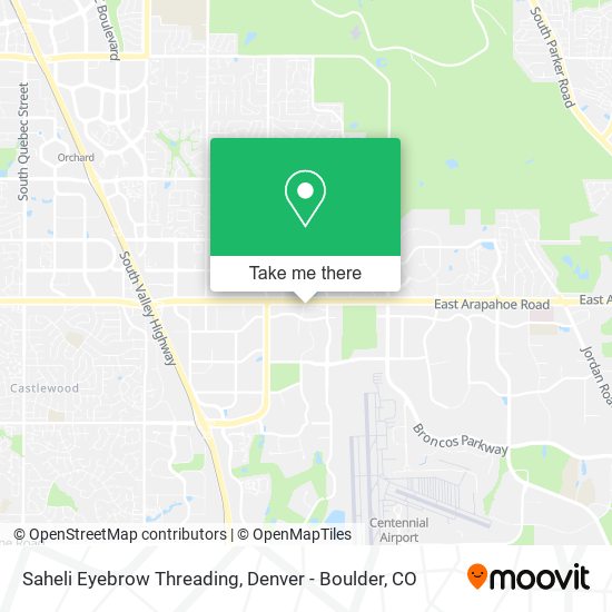 Mapa de Saheli Eyebrow Threading