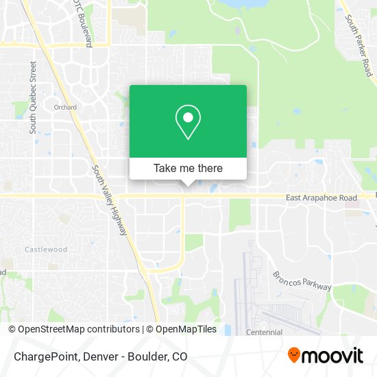 Mapa de ChargePoint