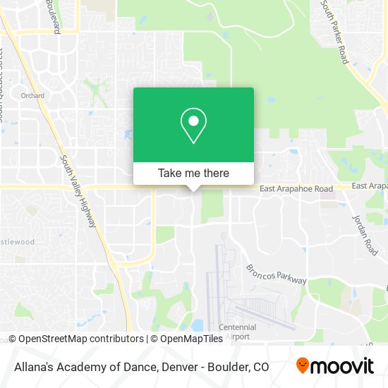 Allana's Academy of Dance map