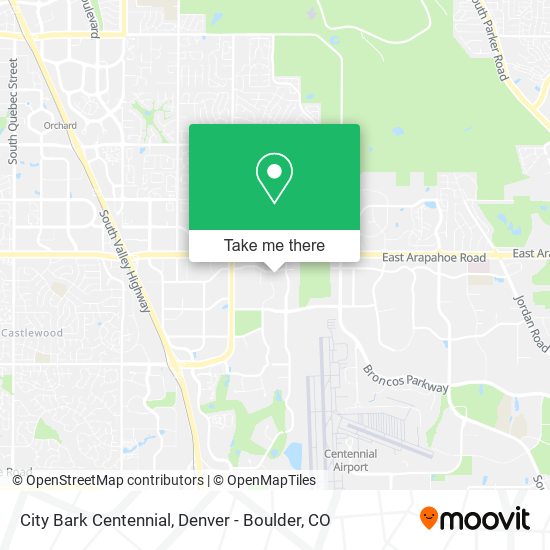 City Bark Centennial map