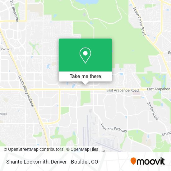 Mapa de Shante Locksmith